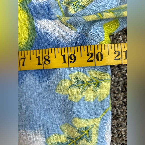 Sunbay Cotton Vintage Linen/Cotton Blend Button up Top Size Medium - Picture 4 of 8